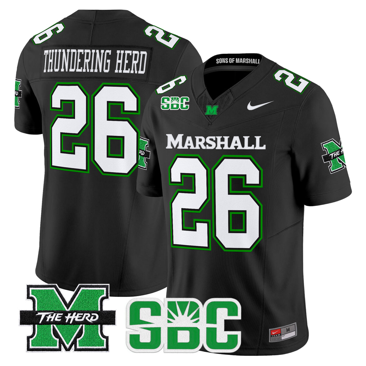  Marshall Thundering Herd 2026 Vapor Limited Jersey - Stitched