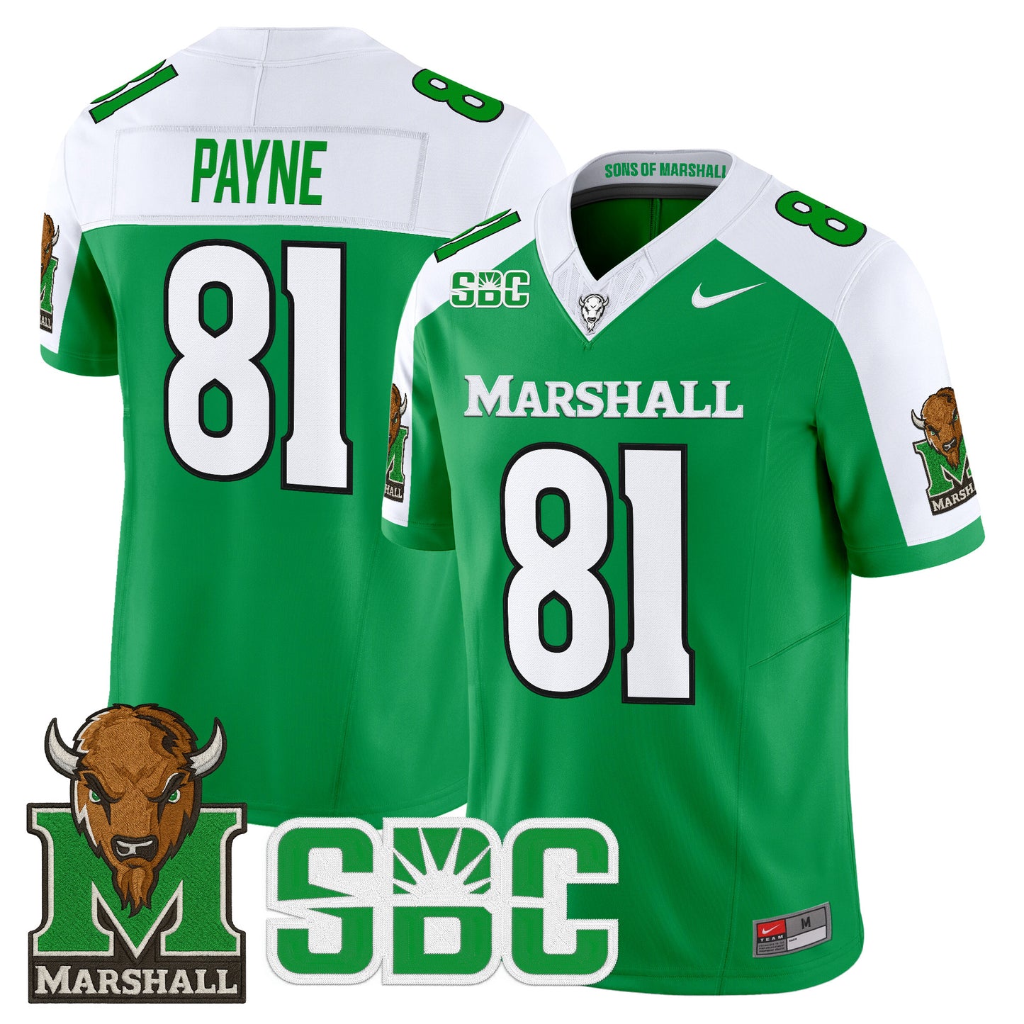  Marshall Thundering Herd 2026 Vapor Limited Jersey - Stitched