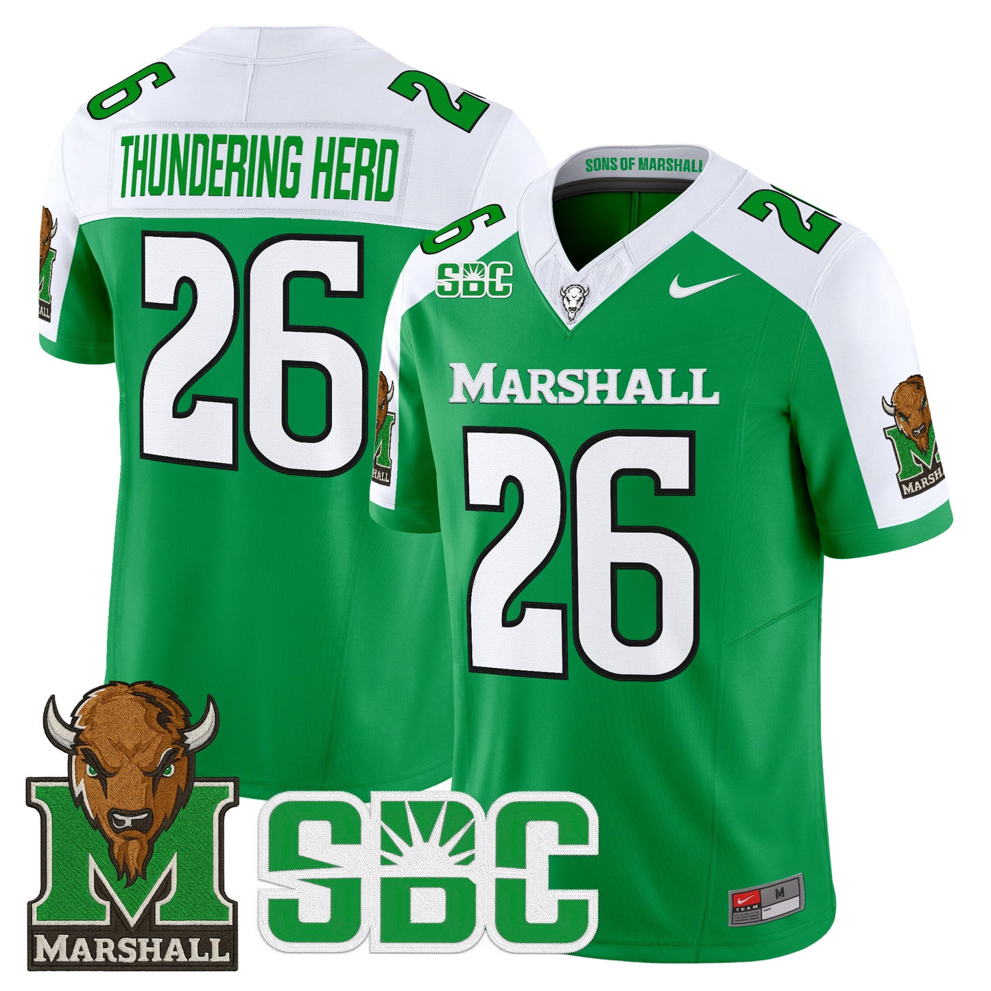  Marshall Thundering Herd 2026 Vapor Limited Jersey - Stitched
