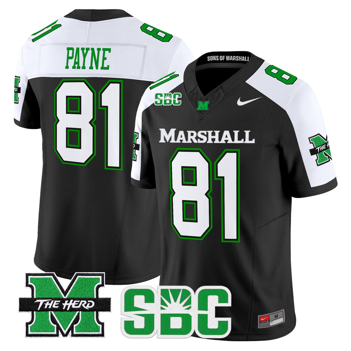  Marshall Thundering Herd 2026 Vapor Limited Jersey - Stitched