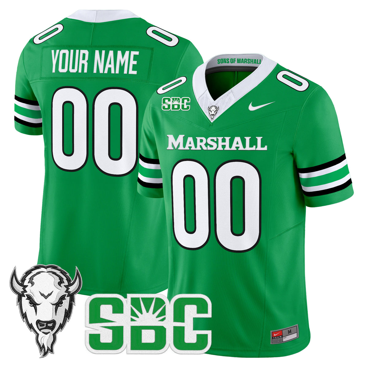 Marshall Thundering Herd 2026 Vapor Limited Custom Jersey - Stitched
