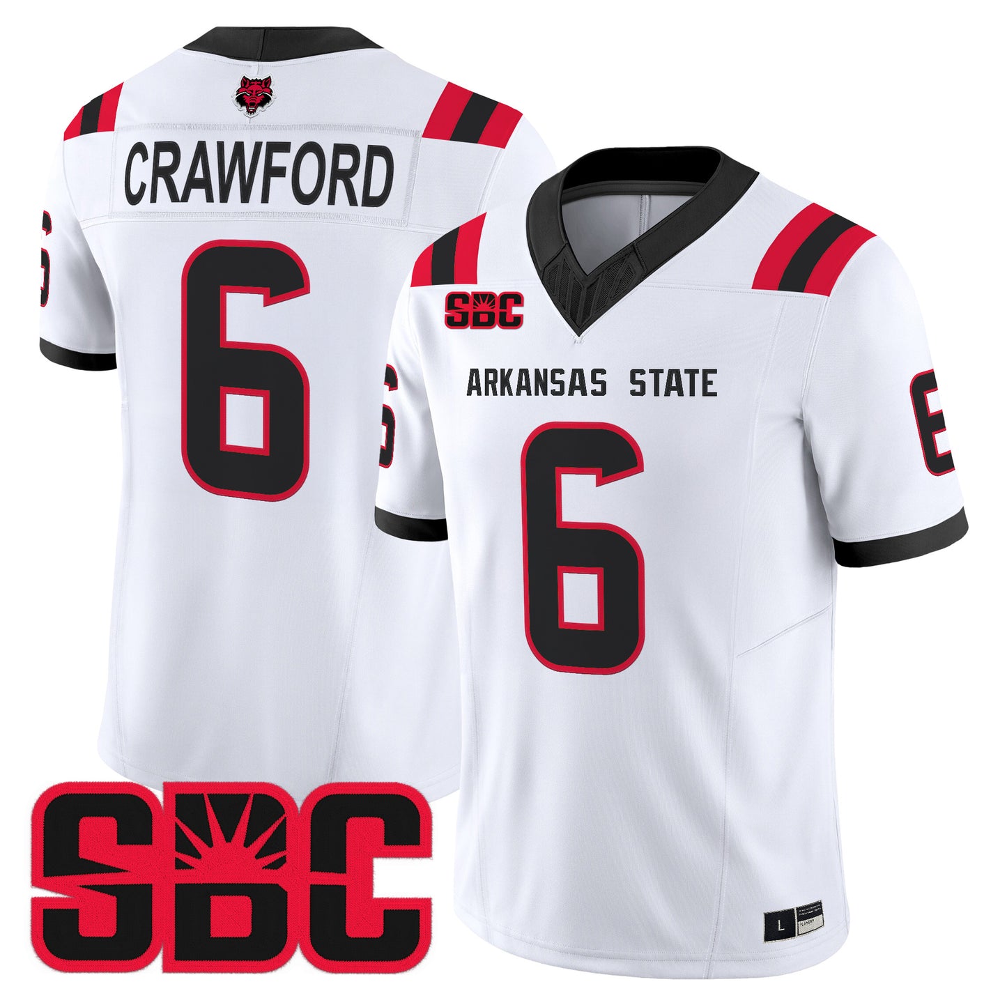  Arkansas State Red Wolves 2026 Vapor Limited Jersey - Stitched