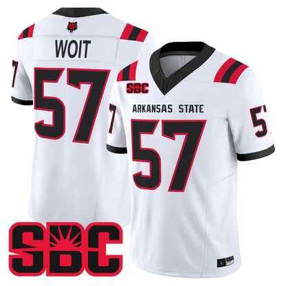  Arkansas State Red Wolves 2026 Vapor Limited Jersey - Stitched