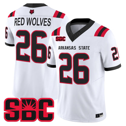 Arkansas State Red Wolves 2026 Vapor Limited Jersey - Stitched