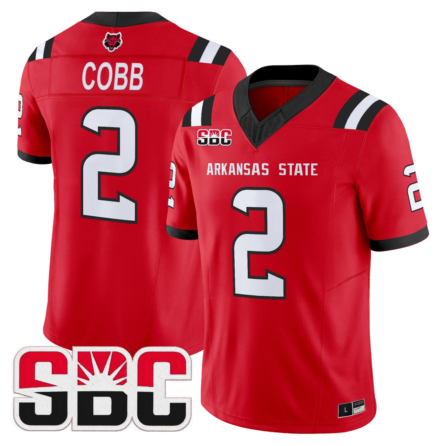  Arkansas State Red Wolves 2026 Vapor Limited Jersey - Stitched