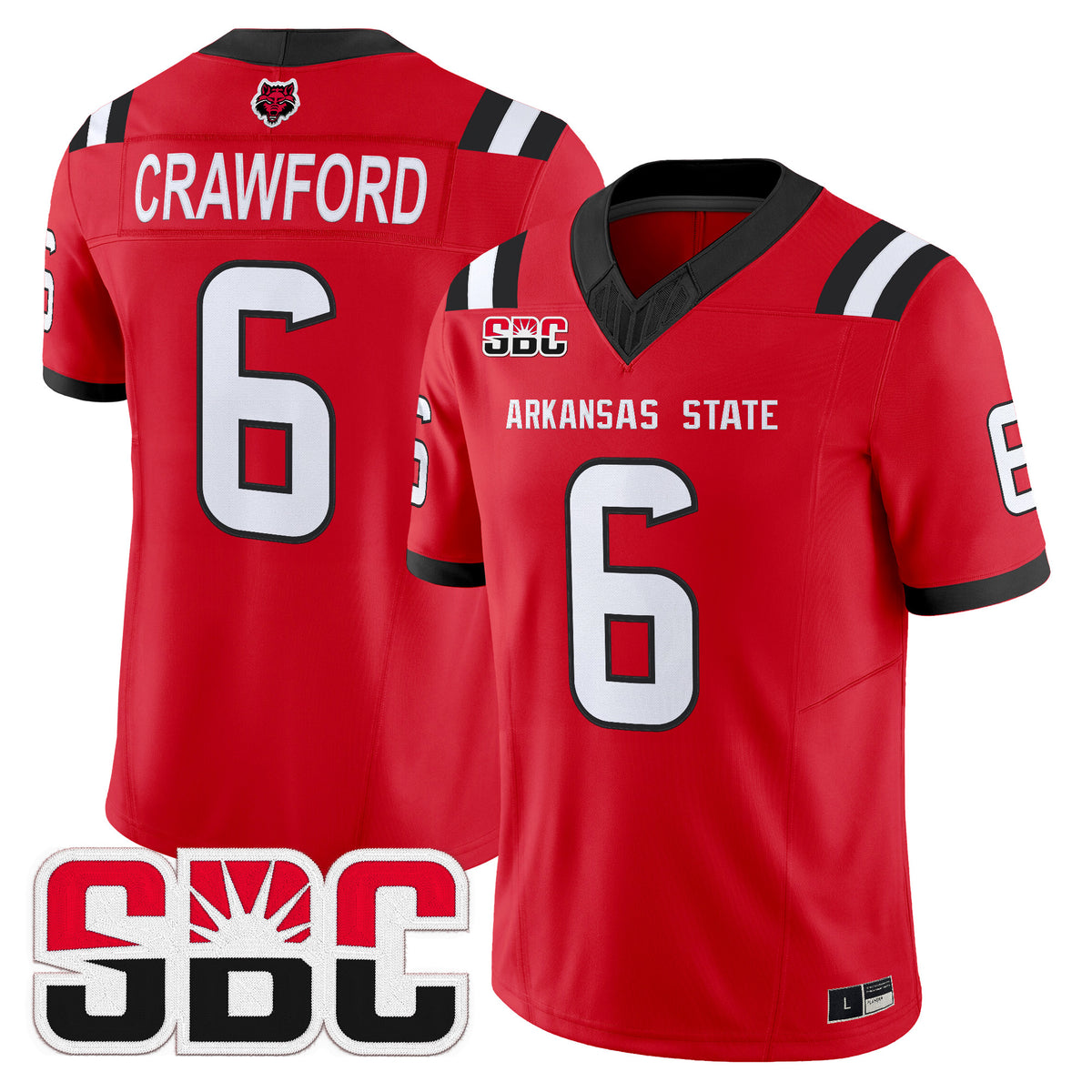  Arkansas State Red Wolves 2026 Vapor Limited Jersey - Stitched