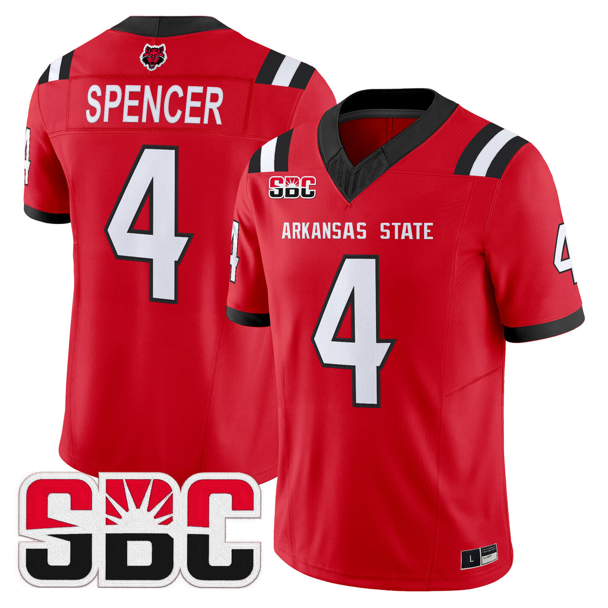  Arkansas State Red Wolves 2026 Vapor Limited Jersey - Stitched