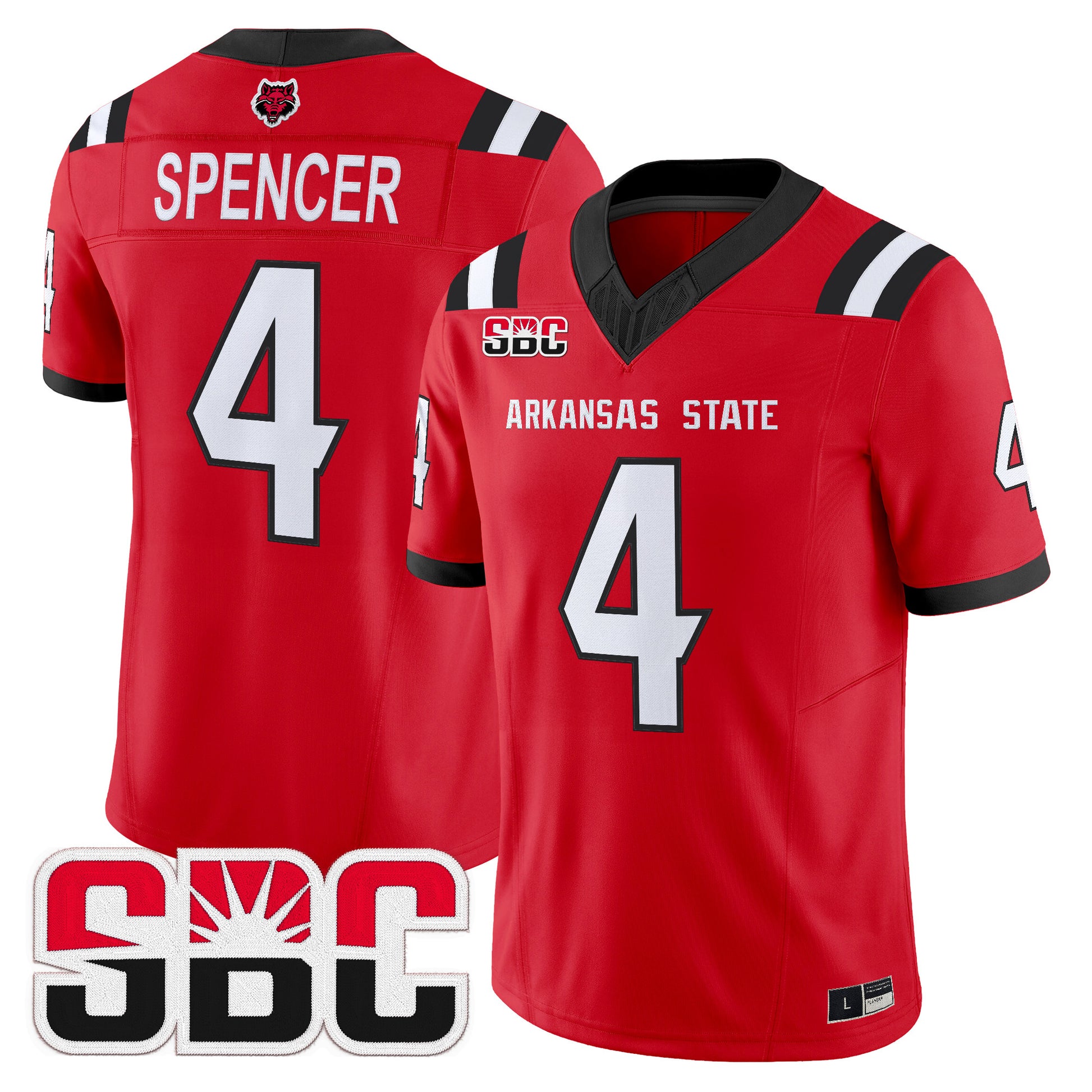  Arkansas State Red Wolves 2026 Vapor Limited Jersey - Stitched