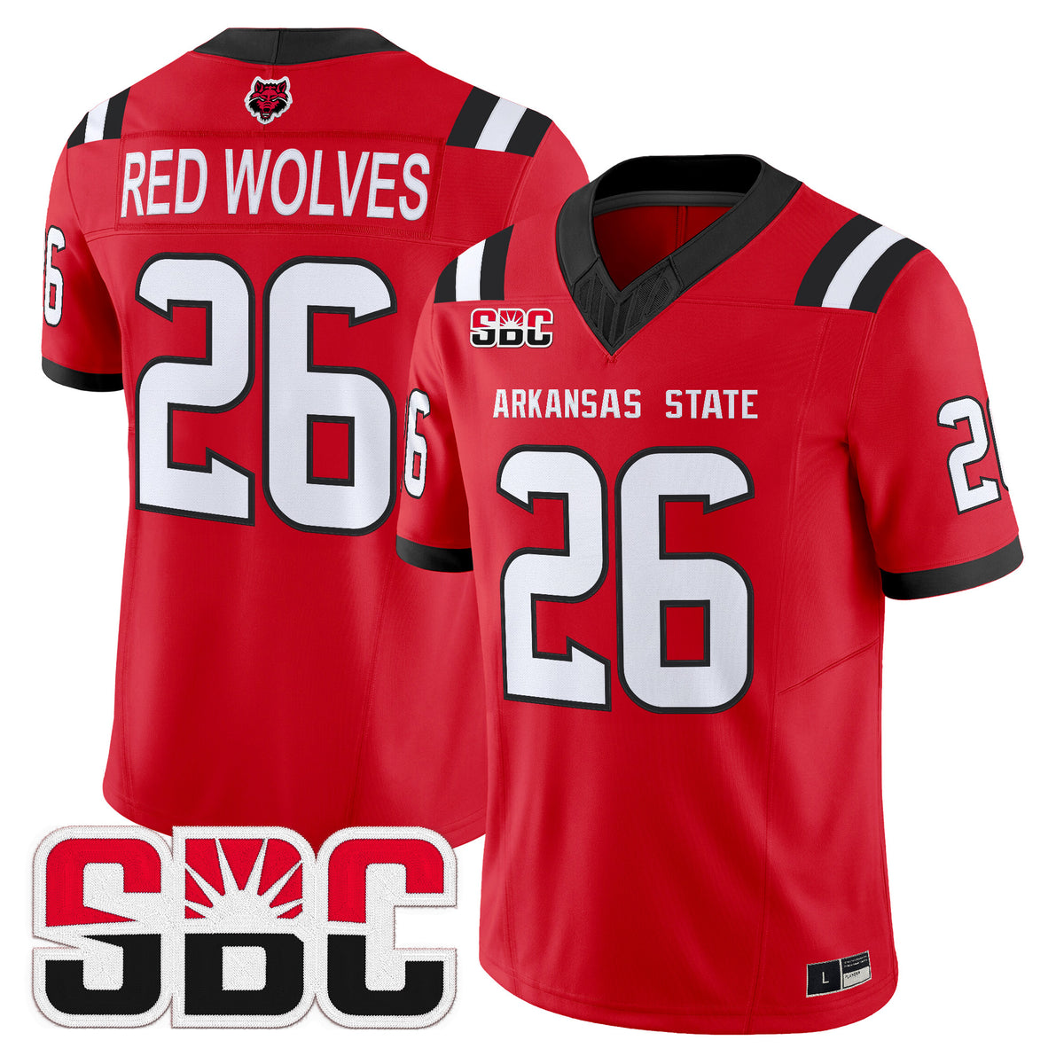  Arkansas State Red Wolves 2026 Vapor Limited Jersey - Stitched