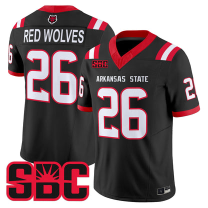  Arkansas State Red Wolves 2026 Vapor Limited Jersey - Stitched