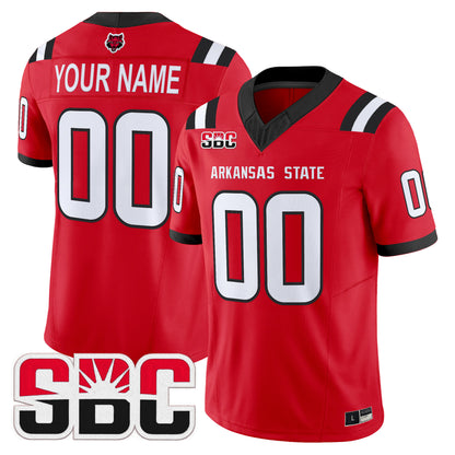 Arkansas State Red Wolves 2026 Vapor Limited Custom Jersey - Stitched