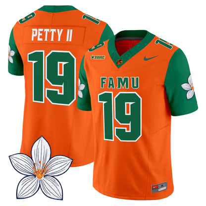 Florida A&M Rattlers Orange Blossom Classic Vapor Limited Jersey - Stitched