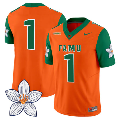 Florida A&M Rattlers Orange Blossom Classic Vapor Limited Jersey - Stitched