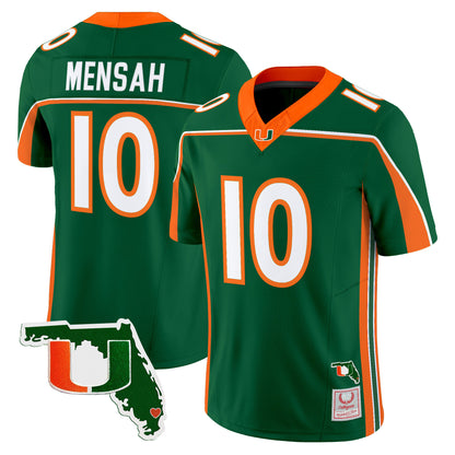 Miami Hurricanes Throwback Vapor Limited Jersey - Florida Patch - Stitched