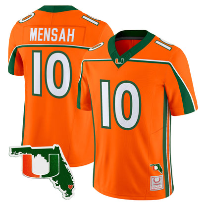 Miami Hurricanes Throwback Vapor Limited Jersey - Florida Patch - Stitched