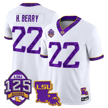 LSU Tigers 'Silent Season of 1918' Vapor Limited Jersey - Louisiana Patch - Stitched