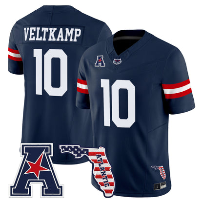 Florida Atlantic Owls Vapor Limited Jersey - Florida Patch - Stitched