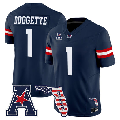 Florida Atlantic Owls Vapor Limited Jersey - Florida Patch - Stitched