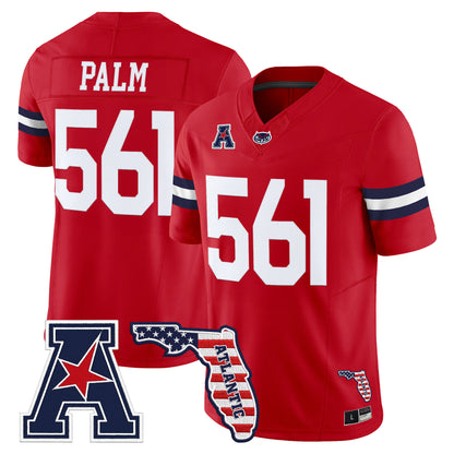 Florida Atlantic Owls Vapor Limited Jersey - Florida Patch - Stitched