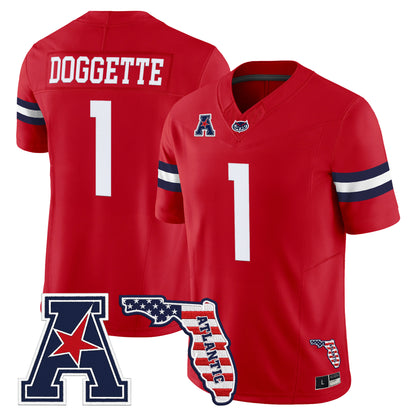 Florida Atlantic Owls Vapor Limited Jersey - Florida Patch - Stitched