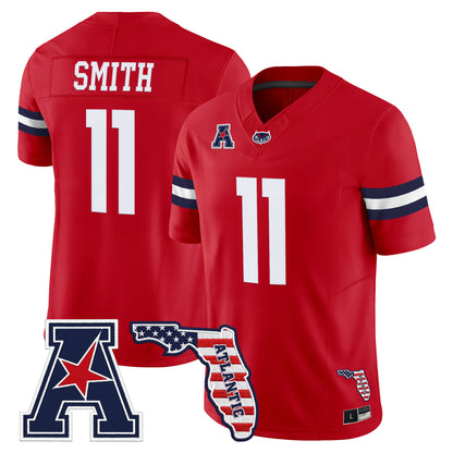 Florida Atlantic Owls Vapor Limited Jersey - Florida Patch - Stitched