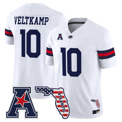 Florida Atlantic Owls Vapor Limited Jersey - Florida Patch - Stitched