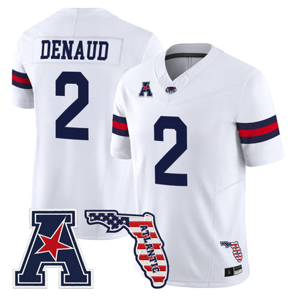 Florida Atlantic Owls Vapor Limited Jersey - Florida Patch - Stitched