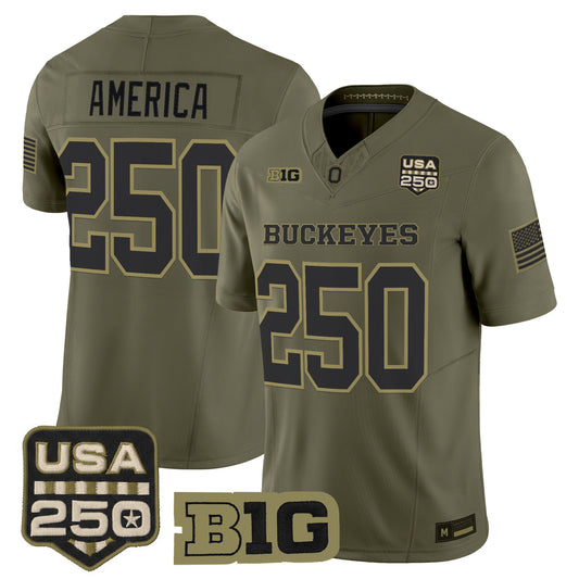 Ohio State Buckeyes 2026 Salute to Service Vapor Limited Jersey - Stitched
