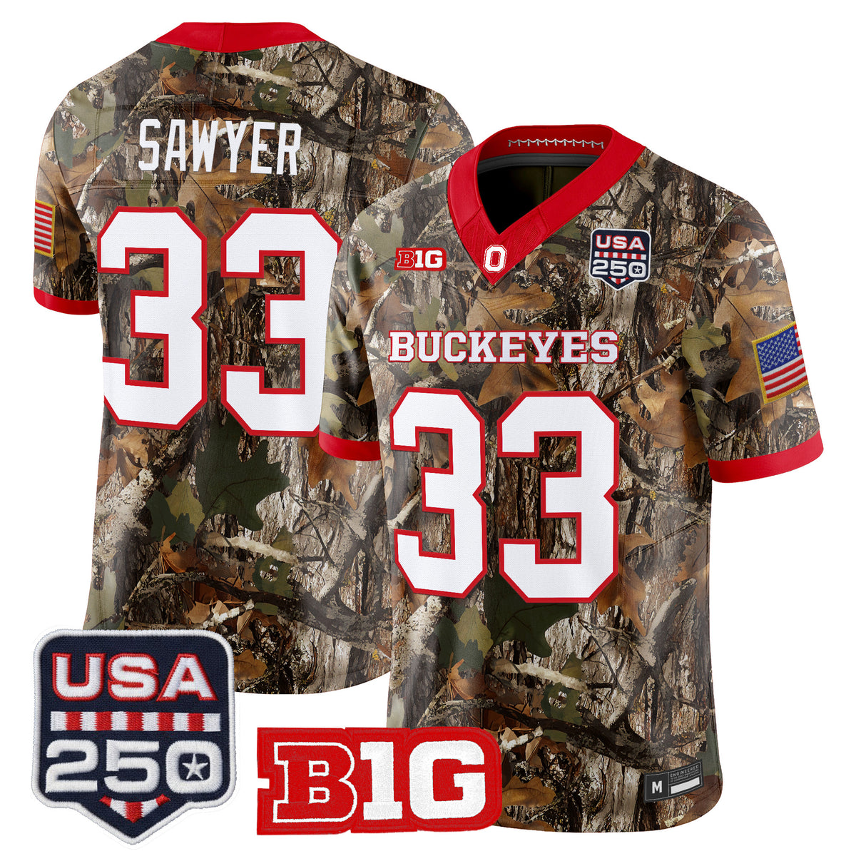 Ohio State Buckeyes 2026 Salute to Service Vapor Limited Jersey - Stitched