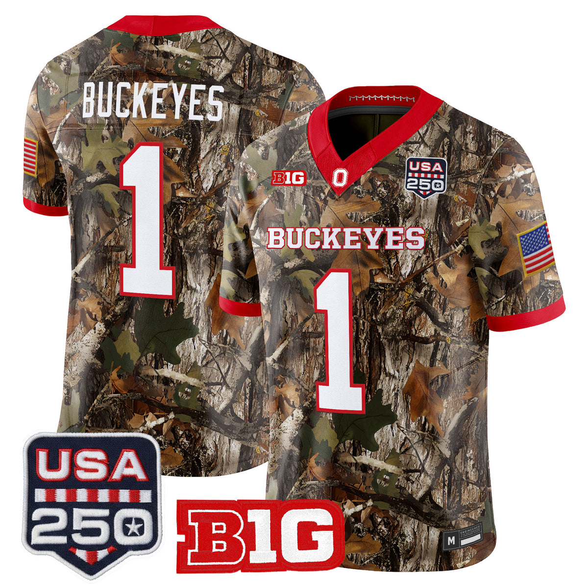 Ohio State Buckeyes 2026 Salute to Service Vapor Limited Jersey - Stitched