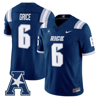  Rice Owls 2026 Vapor Limited Jersey -Stitched