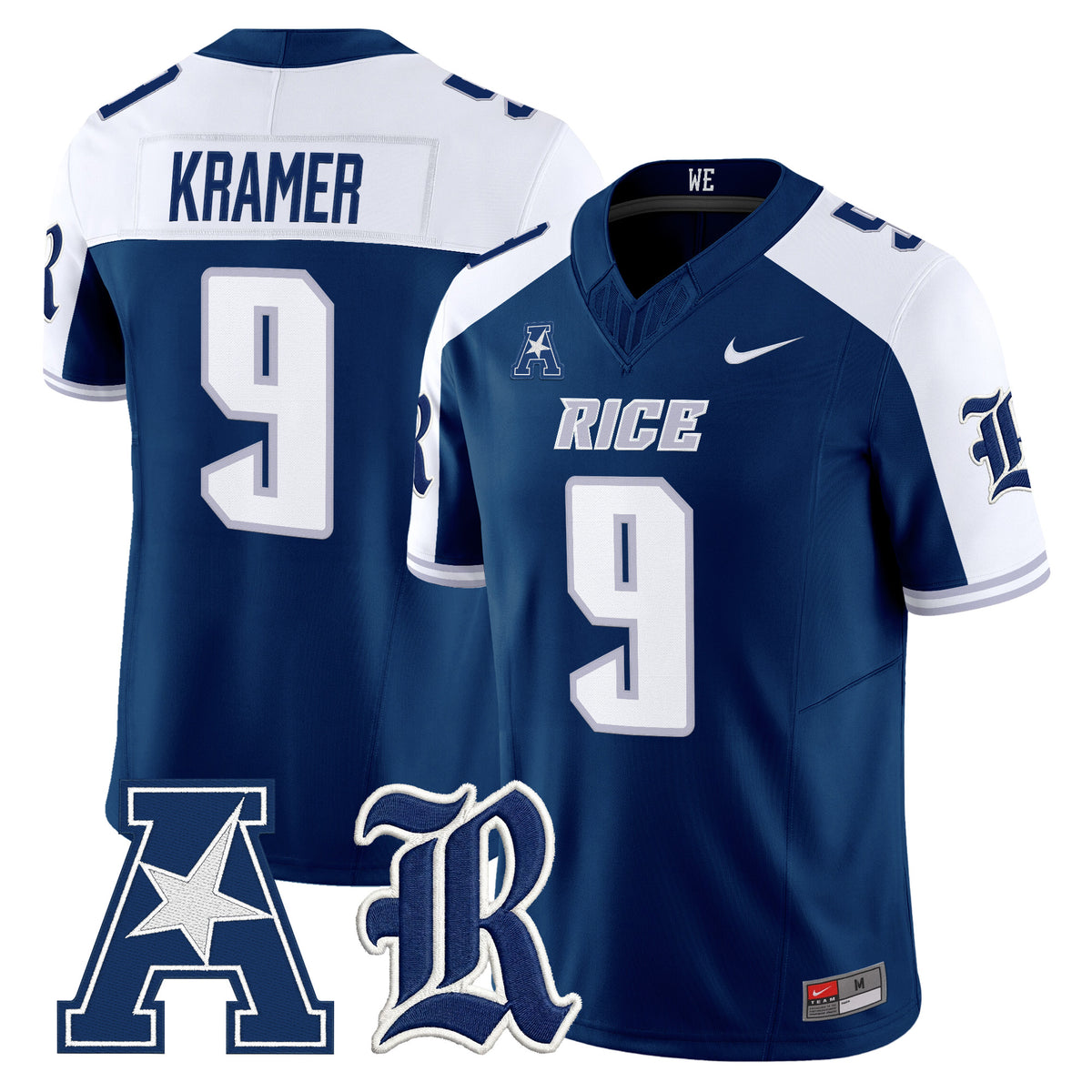  Rice Owls 2026 Vapor Limited Jersey -Stitched