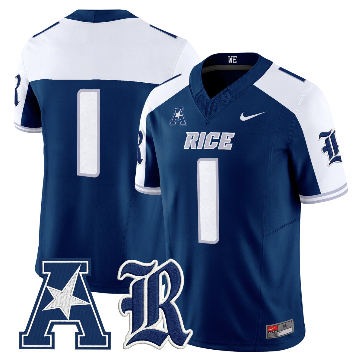  Rice Owls 2026 Vapor Limited Jersey -Stitched
