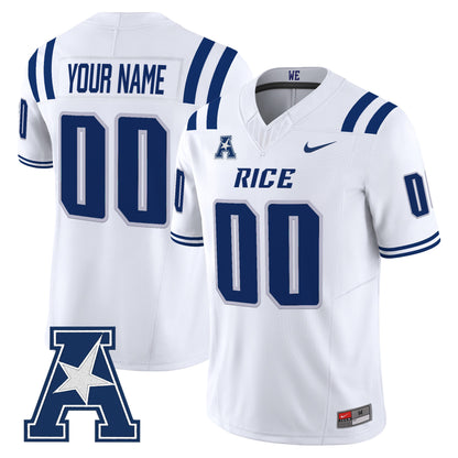 Rice Owls 2026 Vapor Limited Custom Jersey -Stitched