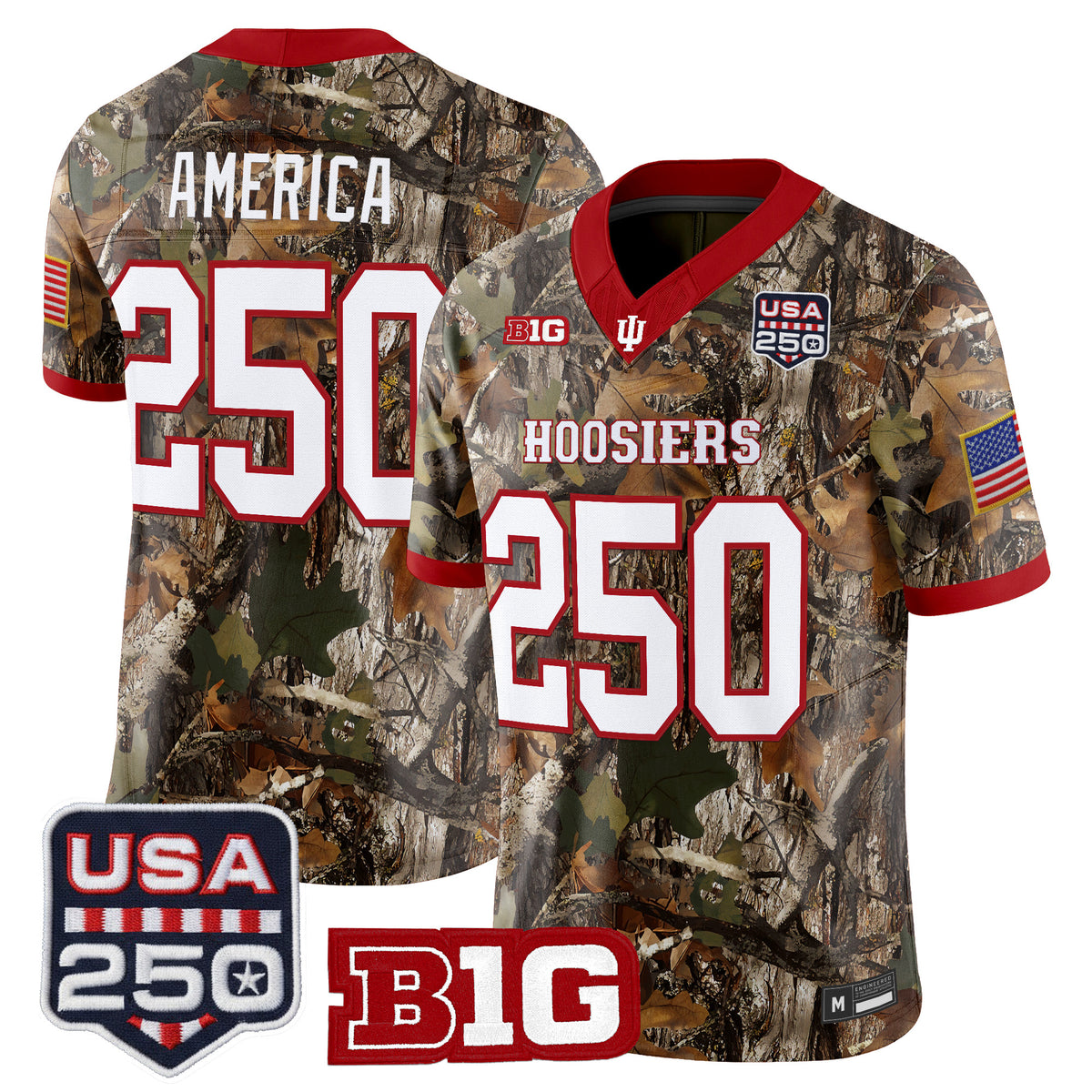  Indiana Hoosiers 2026 Salute to Service Vapor Limited Jersey - Stitched