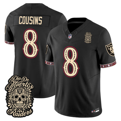 Las Vegas Raiders Día de los Muertos Vapor Limited Jersey - Stitched