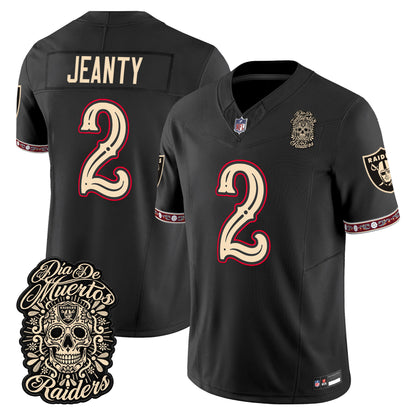 Las Vegas Raiders Día de los Muertos Vapor Limited Jersey - Stitched