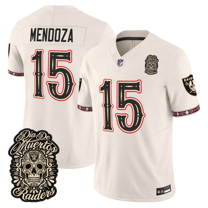 Las Vegas Raiders Día de los Muertos Vapor Limited Jersey - Stitched