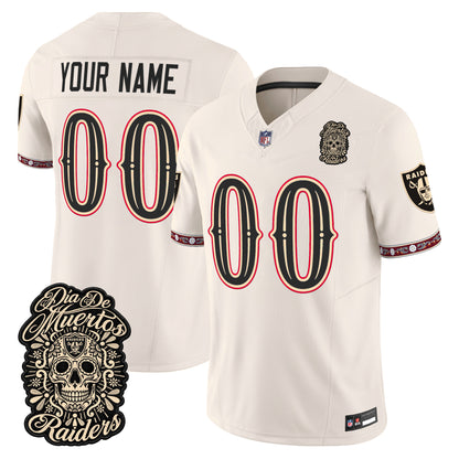 Las Vegas Raiders Día de los Muertos Vapor Limited Custom Jersey - Stitched