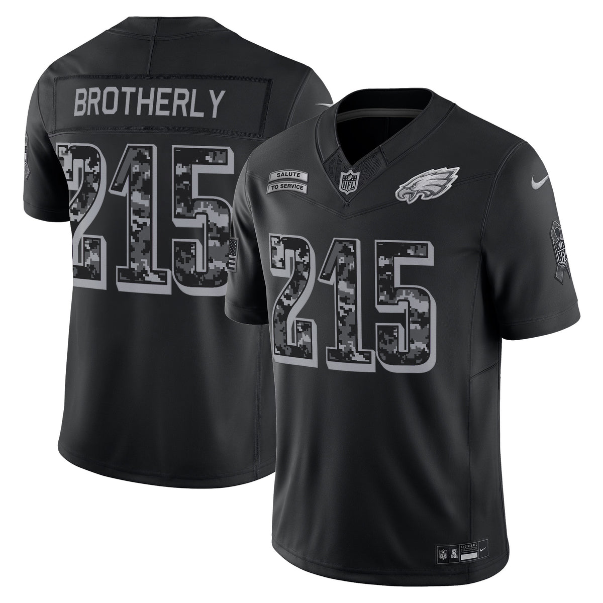 Philadelphia Eagles 2026 Salute to Service Vapor Limited Jersey - Stitched