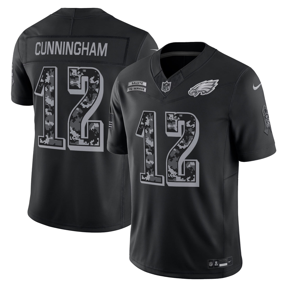 Philadelphia Eagles 2026 Salute to Service Vapor Limited Jersey - Stitched