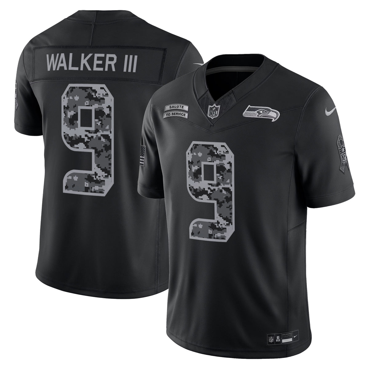 Seattle Seahawks 2026 Salute to Service Vapor Limited Jersey - Stitched