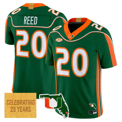 Miami Hurricanes 2001 Throwback Vapor Limited Jersey - Florida Patch - Stitched