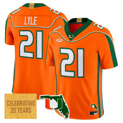 Miami Hurricanes 2001 Throwback Vapor Limited Jersey - Florida Patch - Stitched