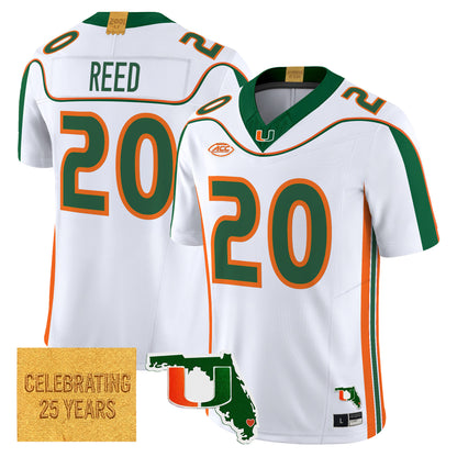 Miami Hurricanes 2001 Throwback Vapor Limited Jersey - Florida Patch - Stitched