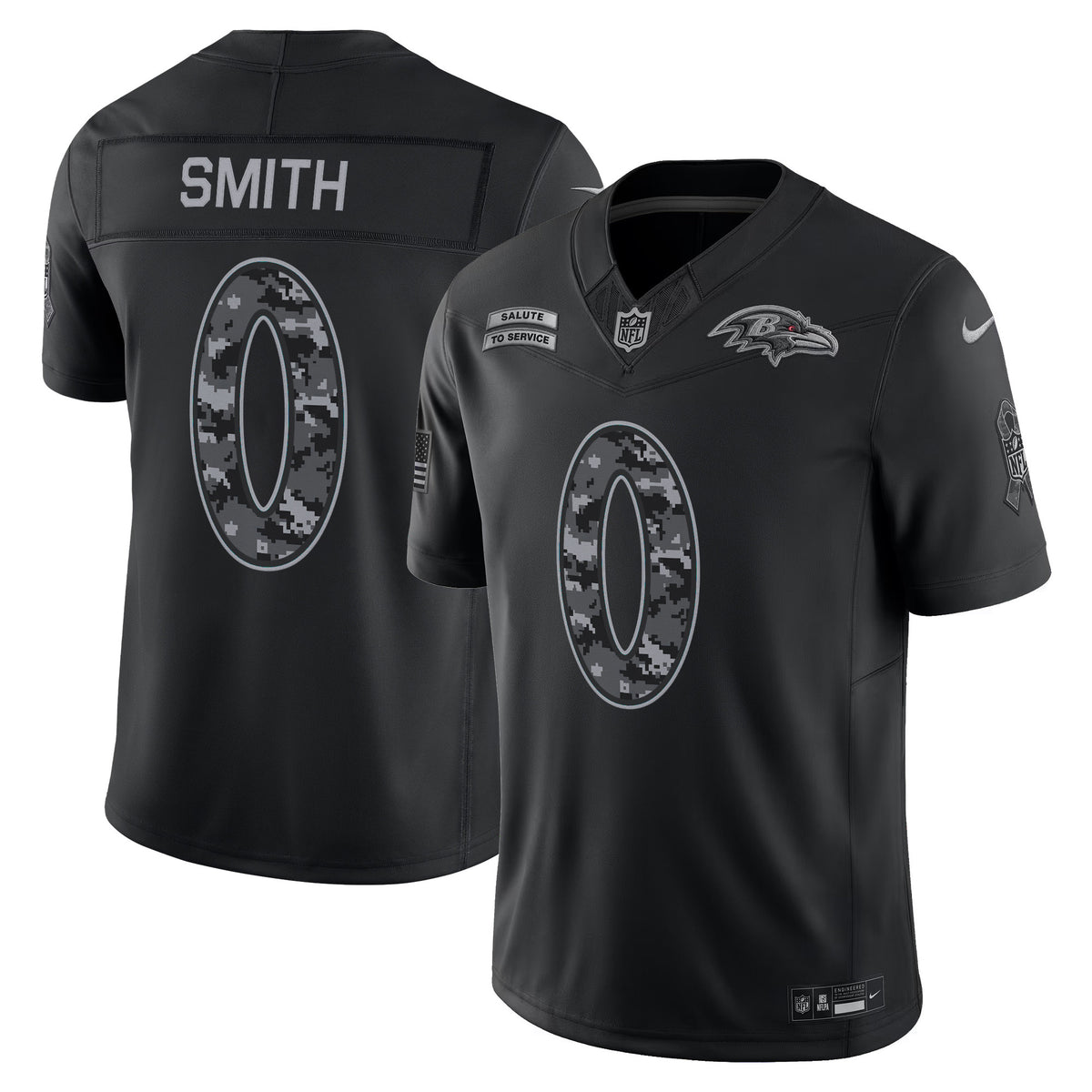 Baltimore Ravens 2026 Salute to Service Vapor Limited Jersey - Stitched