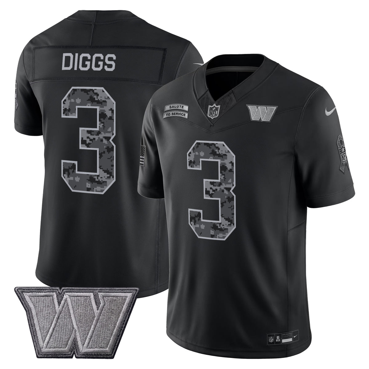 Washington Commanders 2026 Salute to Service Vapor Limited Jersey - Stitched
