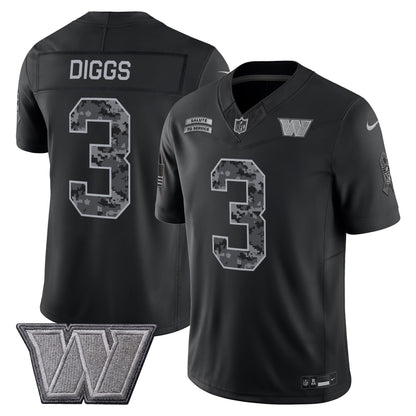 Washington Commanders 2026 Salute to Service Vapor Limited Jersey - Stitched