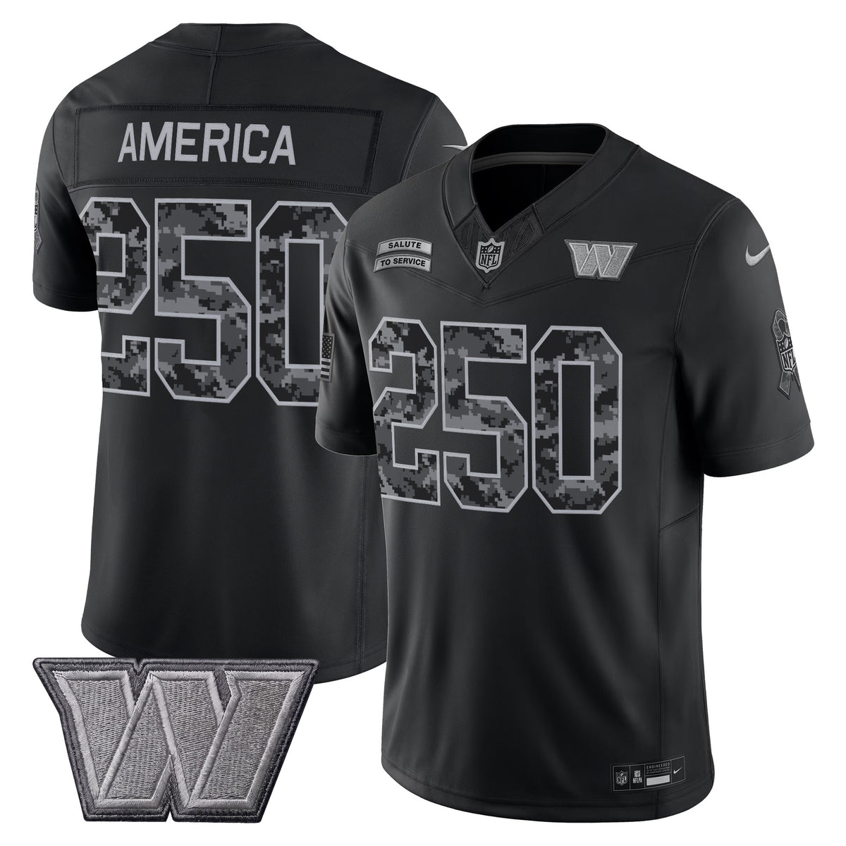 Washington Commanders 2026 Salute to Service Vapor Limited Jersey - Stitched