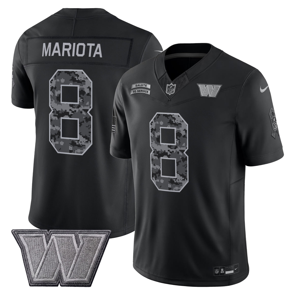 Washington Commanders 2026 Salute to Service Vapor Limited Jersey - Stitched